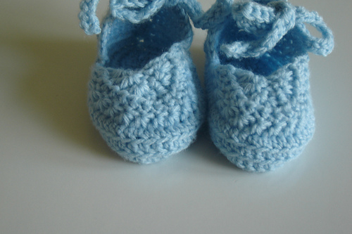 Star Stitch Baby Booties