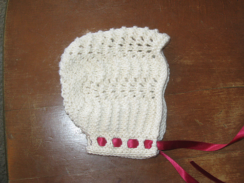 Feather and Fan Baby Bonnet - Worsted Wt photo 12