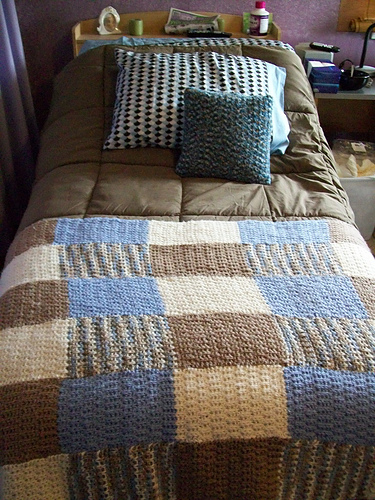 Split Granite Afghan