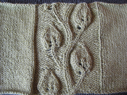 Embossed Vine and Leaves