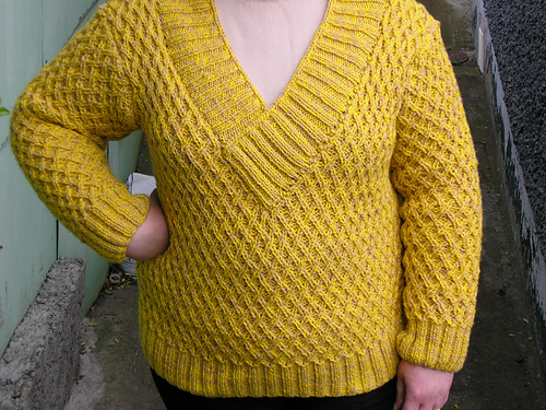 Deep V Sweater