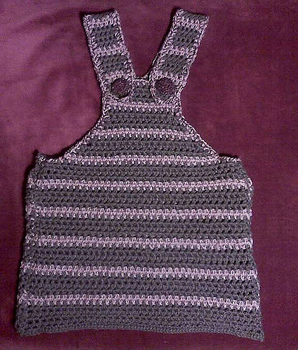 Striped Brace Skirt