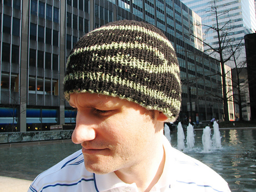 Slither 'Round My Head Double Knit Hat