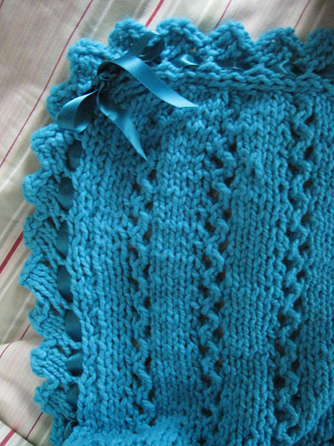 Vertical Waves Kid Blanket