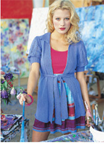 #01 Lace Sleeve Cardigan