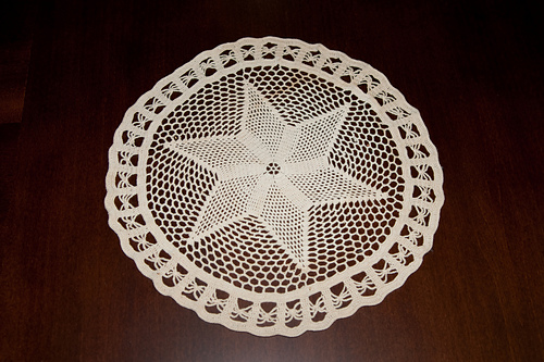 Doily With Star Centre