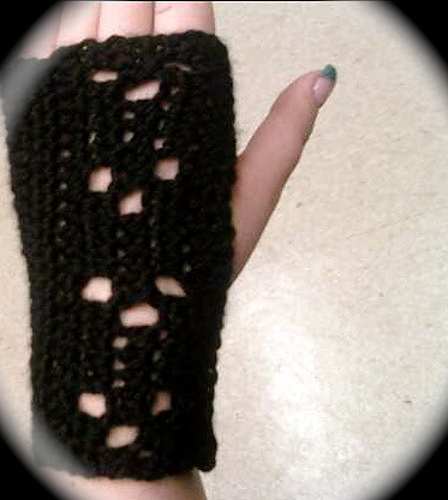 Back in Black Fingerless Gloves