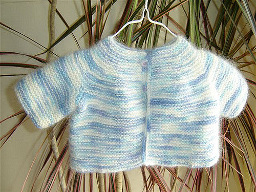 Garter Stitch Baby Sweater