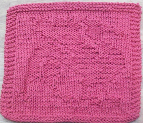Another Dragon Dishcloth