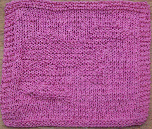Ferret Knit Dishcloth Pattern 