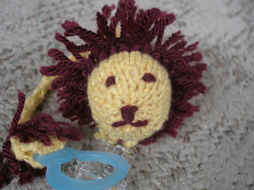 Lion Pacifier Clip