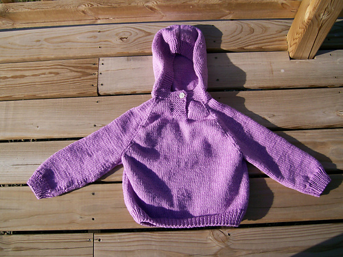 Hooded Raglan Pullover