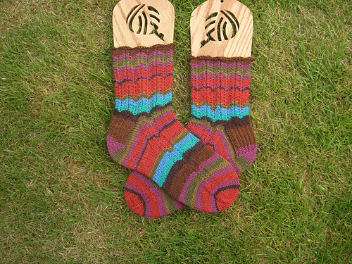 Chevron Lace Socks