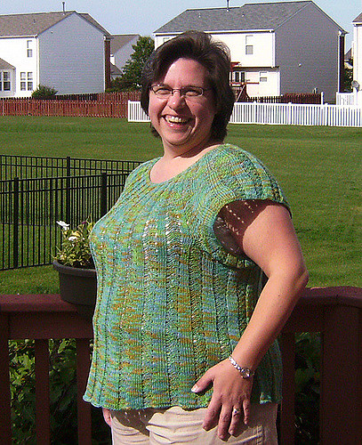 Lacy Ribbed Top