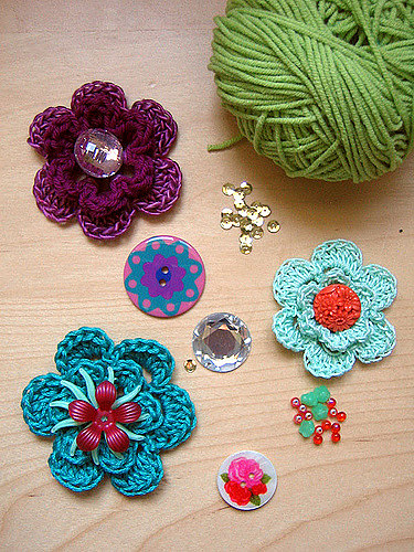Simple Crochet Flowers