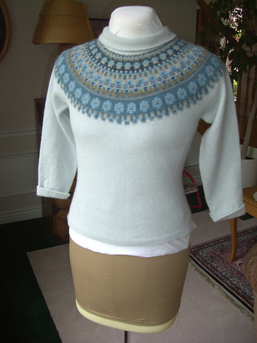Blå Skimmer Pullover - bysuebell