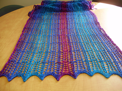 Pooling summer mesh stole