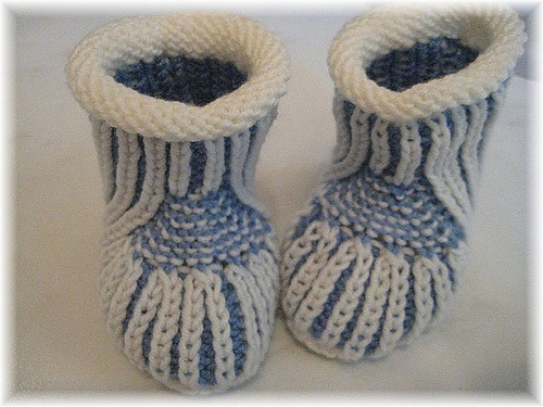 Blue Steps - Baby Booties