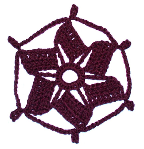 Crochet Lace Motif No13