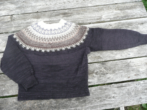 Ravelry: The Large Collar Yoke Cardigan or Pullover POC pattern by ...