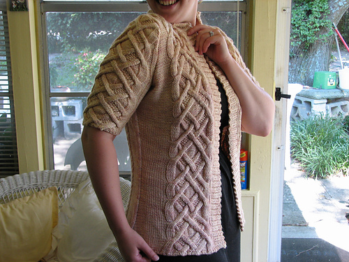 Seeded Cables Cardigan