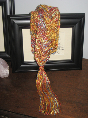 Faux-Lace Silk Summer Scarf