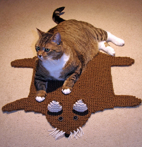 Ravelry: Mouse Mat For Cat pattern by Sally Muir and Joanna Osborne