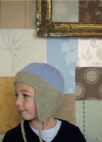 child's hat with ear flaps