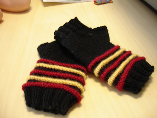 Tucked Fingerless Mitts