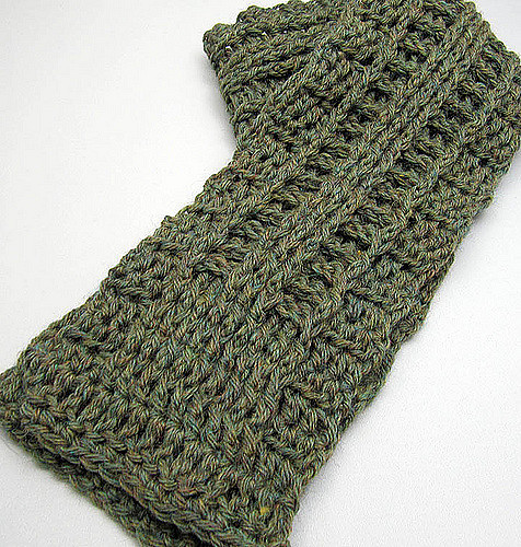 Skinny Cabled Scarf