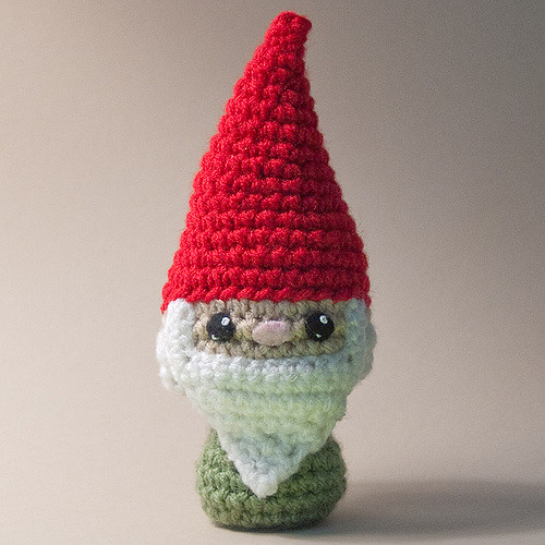Crocheted Normy Gnome
