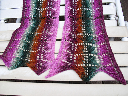 Highway Leaves Pooling Scarf