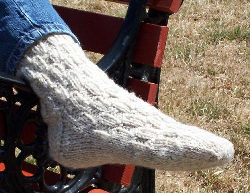 Handspun Sock Pattern Template