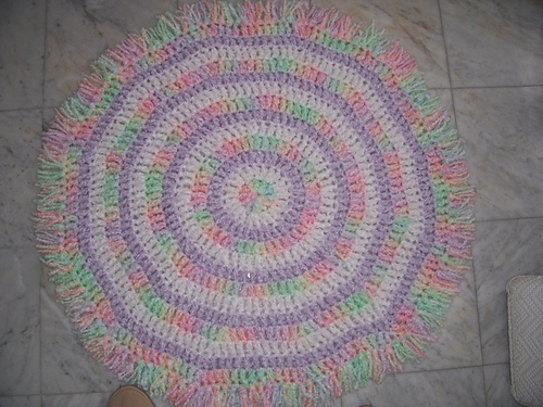 Quick Cotton Candy Swirl Baby Blanket