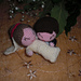 matt and lindsay wedding couple pattern 