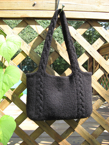 Braided Cable Handle Tote photo 3