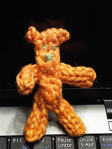 I-Cord Teddy Bear