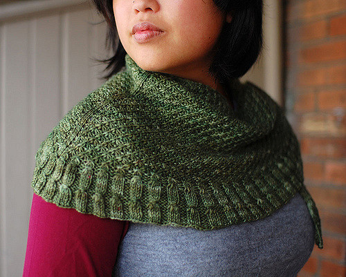 Ravelry: Sagano Shawl pattern by Laura Chau