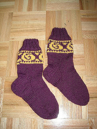 December Rose Sock