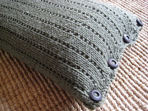 Cushion with Buttonholes