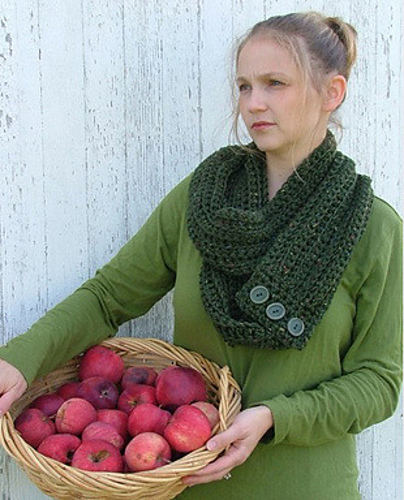 Betty's Prairie Muffler- a unisex cowl scarf