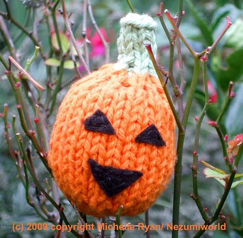Mini Knitted Pumpkin photo 1