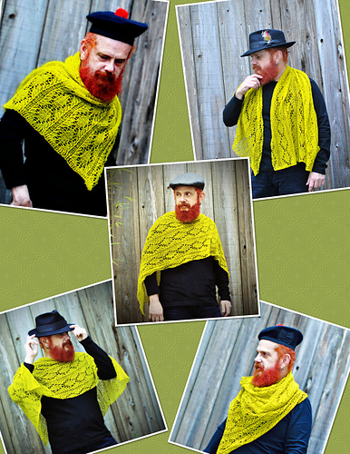 "Oberon" a lace scarf