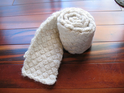 Woven Cables Scarf