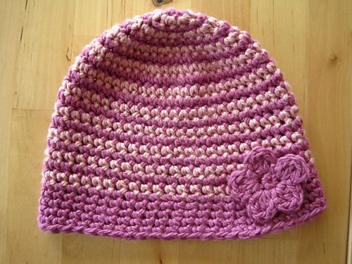 Moriarty: two colour crochet beanie