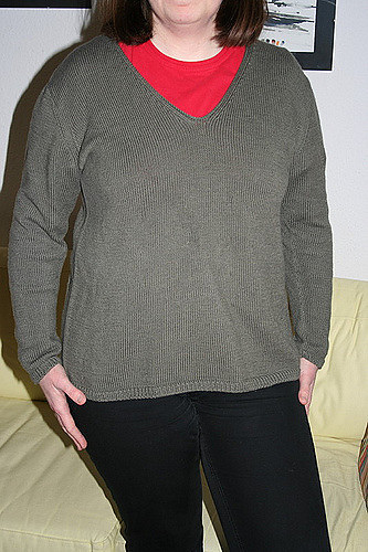 #03 Pulli mit V-Ausschnitt