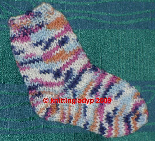 knittingladyp's Chart for Babysocks