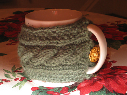 Cable Coffee Cozy