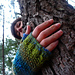 Hug a Tree - fingerless mitts pattern 