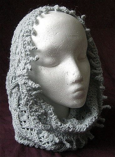 Lace and Fringe Cowl